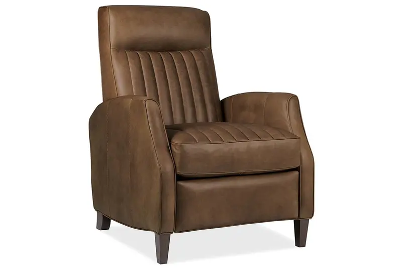 Kirby Bourbon Leather Power or Manual Recliner – Quick Ship