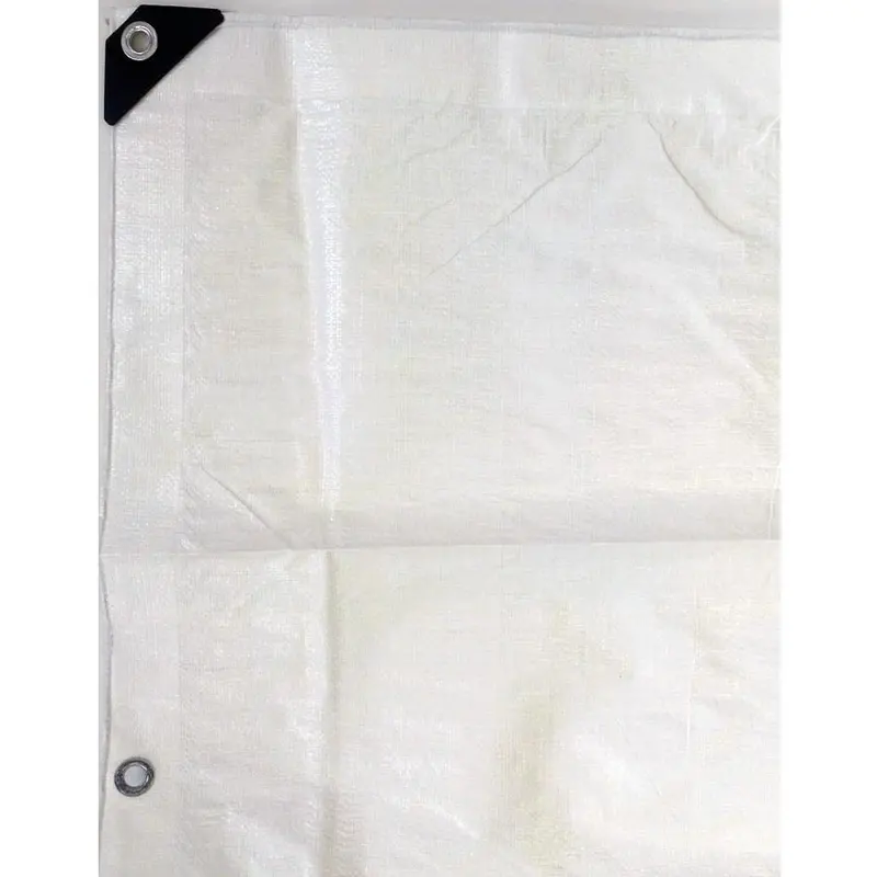 Kotap Premium White Polyethylene Tarp – 12×12 Weave, Heavy-Duty