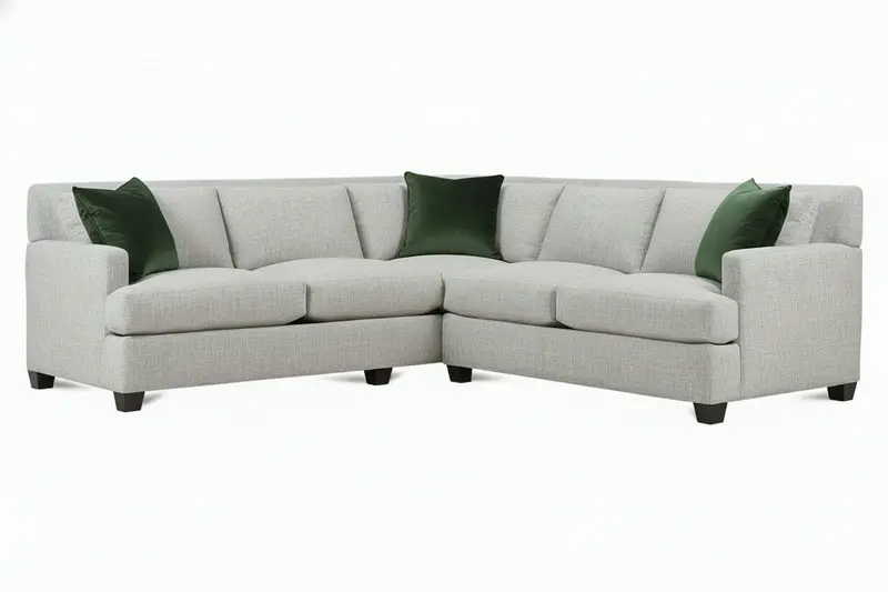 Krista Track-Arm Modular Fabric Sectional Sofa