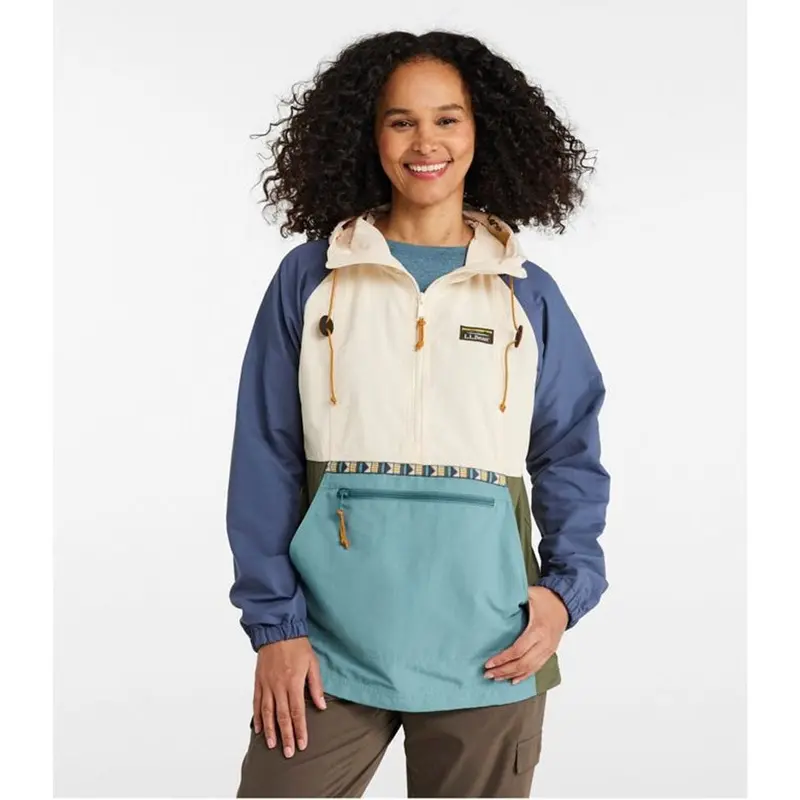 L.L. Bean Mountain Classic Multi-Color Anorak Jacket for Women