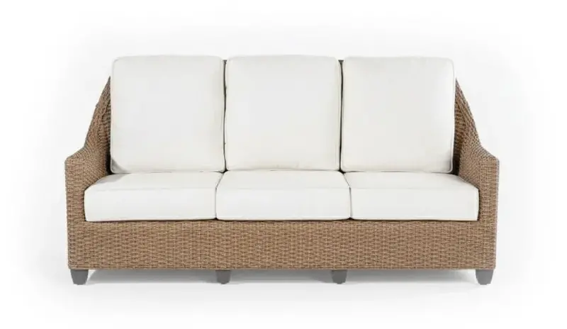 LaBelle Deep-Seating Wicker Sofa for Patios