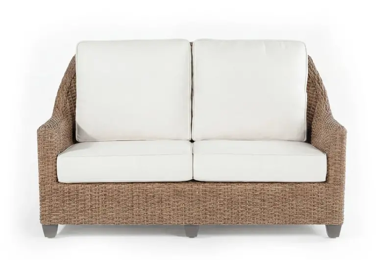 LaBelle Wicker Loveseat – Two-Seater Outdoor Sofa