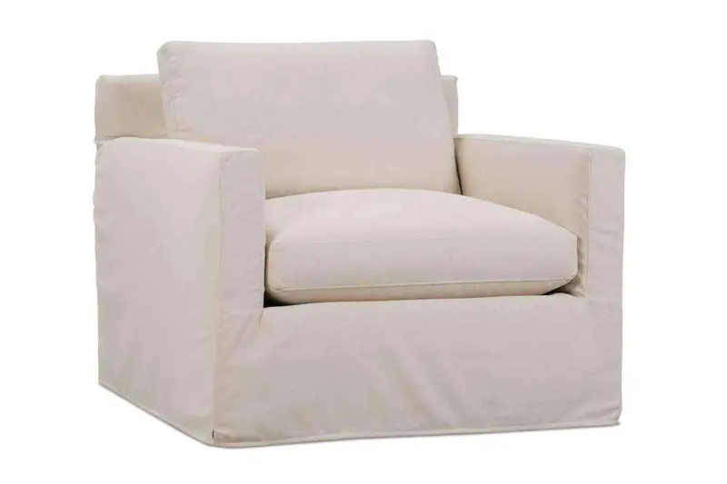 Liza Designer-Style Slipcover Chair – Tailored Fit, Customizable Fabric