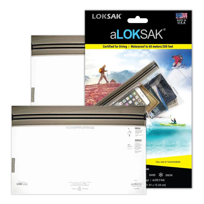 LOKSAK aLOKD Dry Bag – 9 x 6 Inches