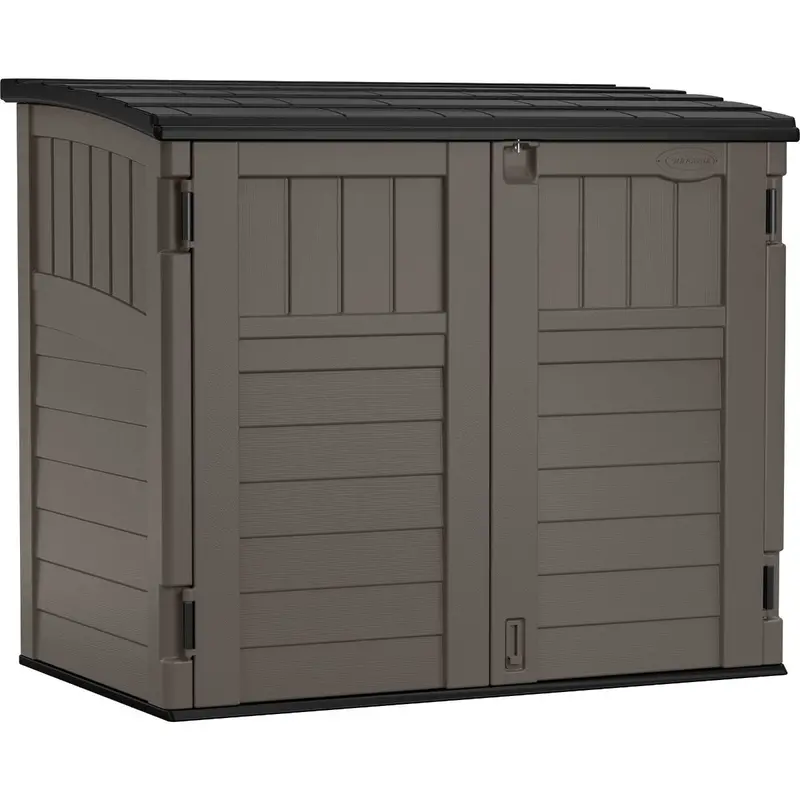 Low-Profile Horizontal Storage Shed