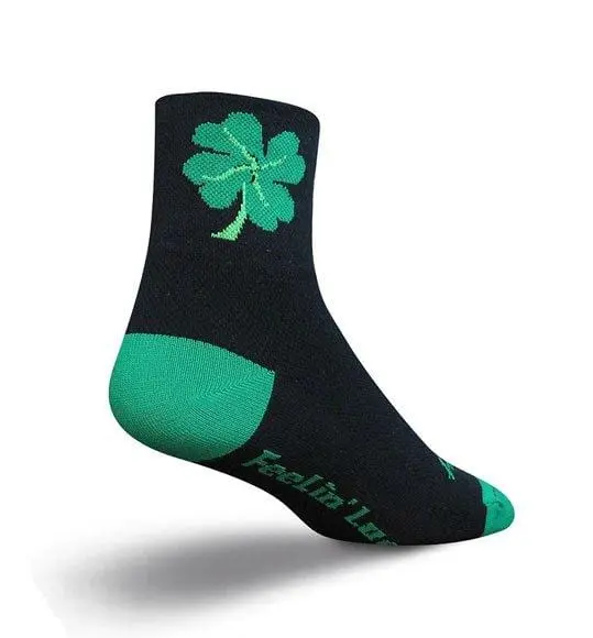 Lucky Black 3-Inch Cycling Socks – SockGuy Stylish Compression Fit