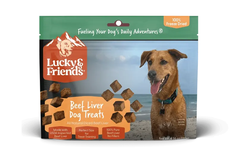 Lucky & Friends Beef Liver Dog Treats – Natural Chew Snacks