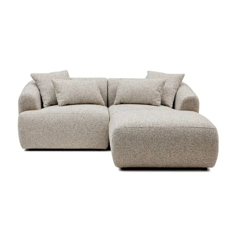 Lyon Moonstone Modular Sofa with Detachable Chaise Unit