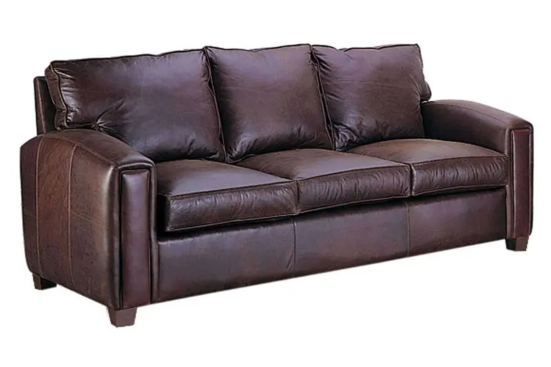Manhattan Pillow-Back Furniture Collection – Coordinated Leather Set