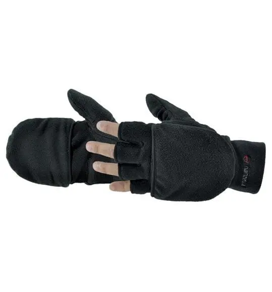 Manzella Cascade Convertible Men’s Fleece Gloves – Full or Fingerless