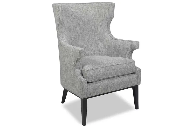Margaret 8-Way Hand-Tied Fabric Wingback Accent Chair – Scoop Back Design