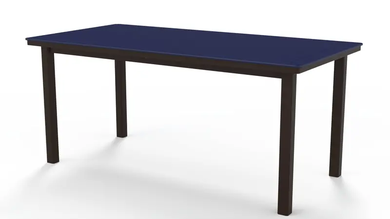 Marine-Grade Polymer 84-Inch Rectangular Dining Table