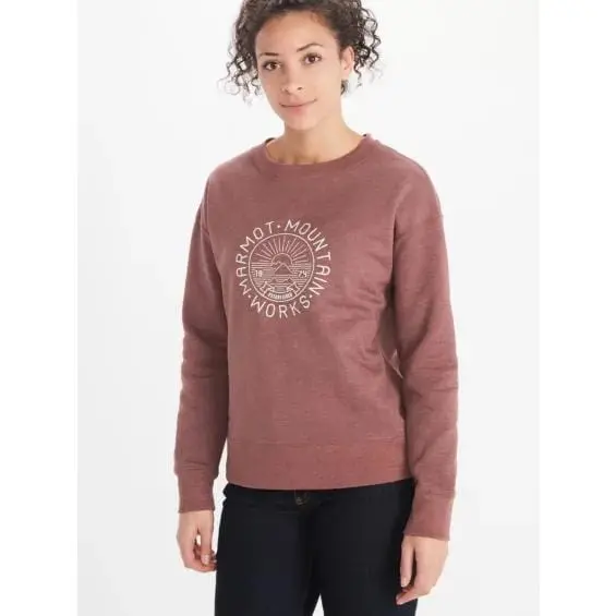 Marmot Mountain Works Women’s Fleece Crewneck Sweatshirt