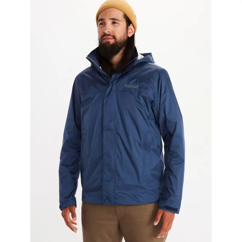 Marmot Precip Eco Men’s Waterproof Jacket – PFC-Free DWR & Recycled Fabric