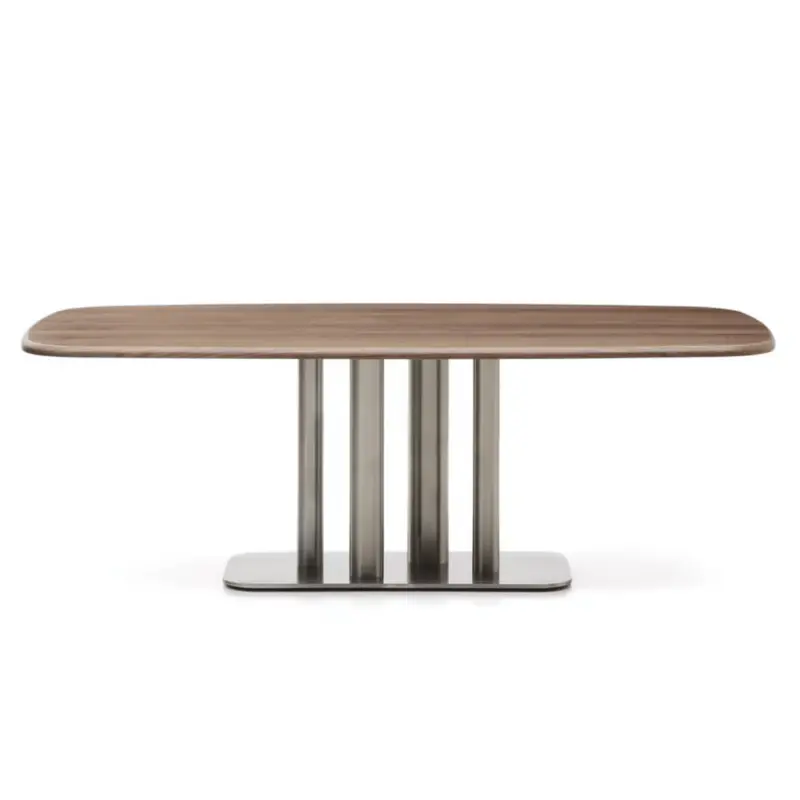 Melvar Solid Wood Rectangular Dining Table – Extendable Option Available