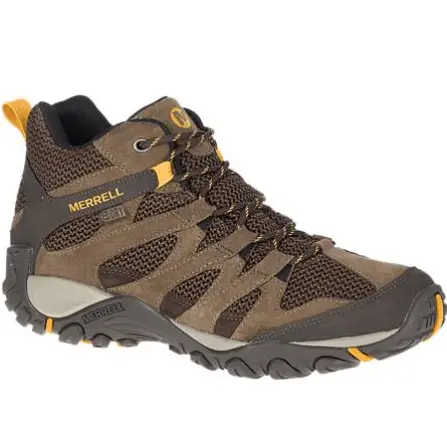 Merrell Alverstone Mid Waterproof Hiking Boots – Wide Fit for Men