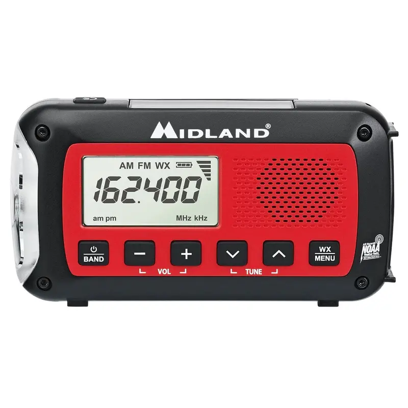 Midland ER40 Emergency Crank Radio – AM/FM/NOAA Weather Alert Device