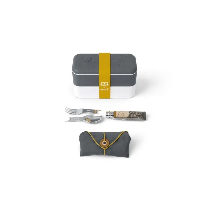 Monbento x Opinel On-the-Go Meal Kit – Compact Bento + Knife Set