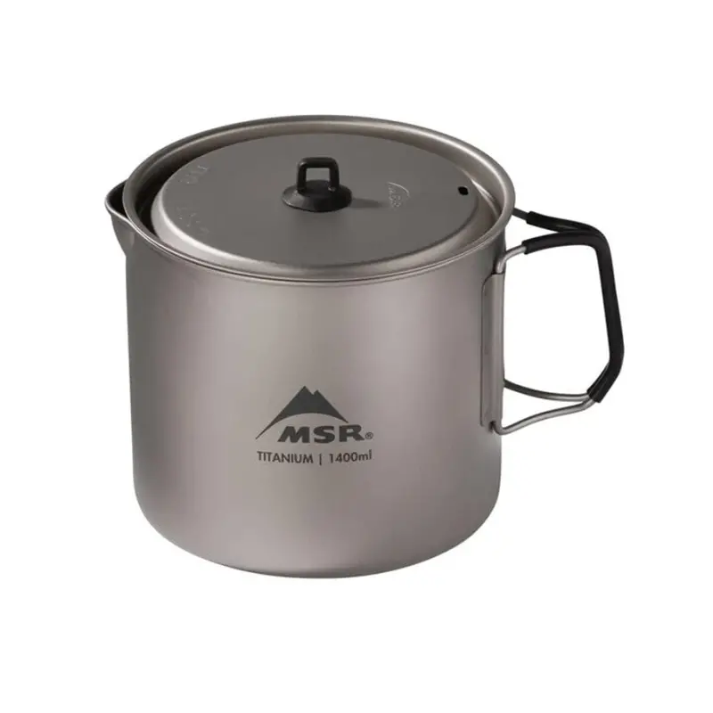 MSR Titan Kettle – 1.4L Anodized Aluminum Cookware