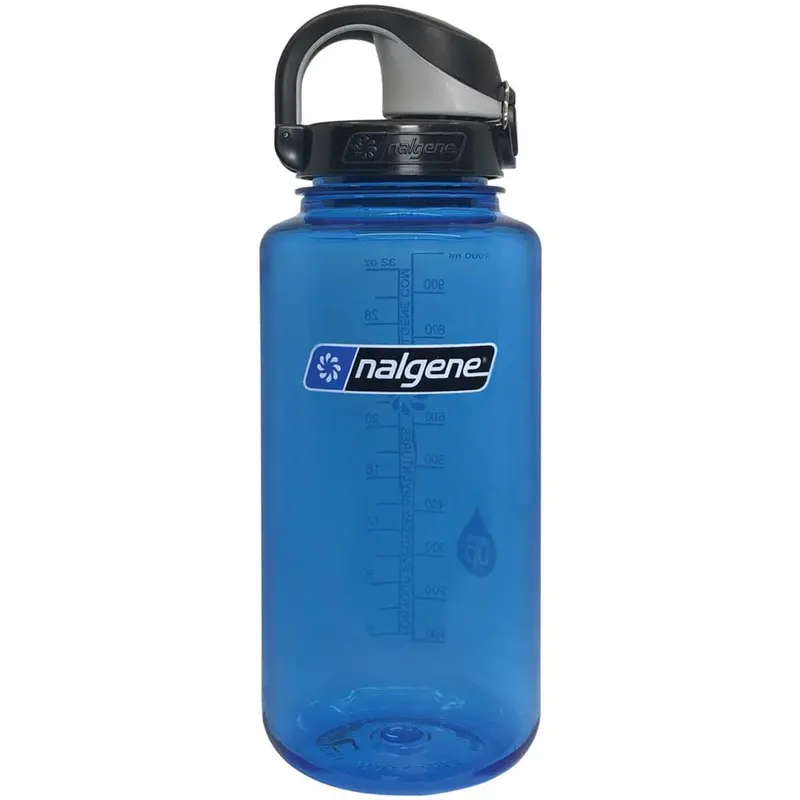 Nalgene On-The-Fly Wide-Mouth Bottle – 32 oz Durable Tritan Water Flask