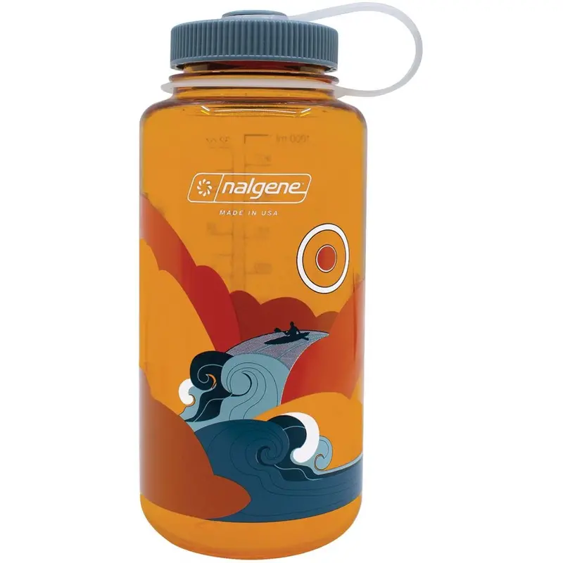 Nalgene Wide Mouth Tritan Retro Water Bottle – 32 oz, BPA-Free