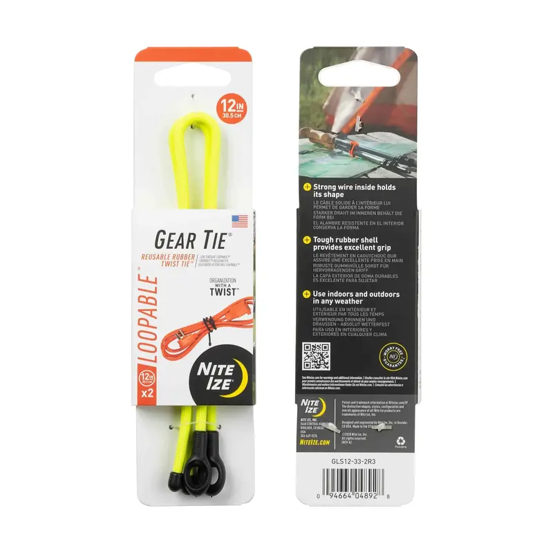 Nite Ize Gear Tie 18-Inch Loopable Twist Tie