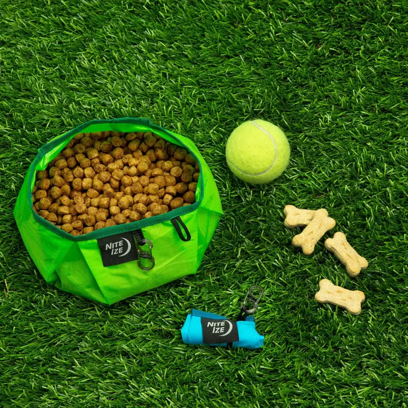 Nite Ize RadDog Collapsible Travel Bowl – Lightweight Pet Feeding Dish