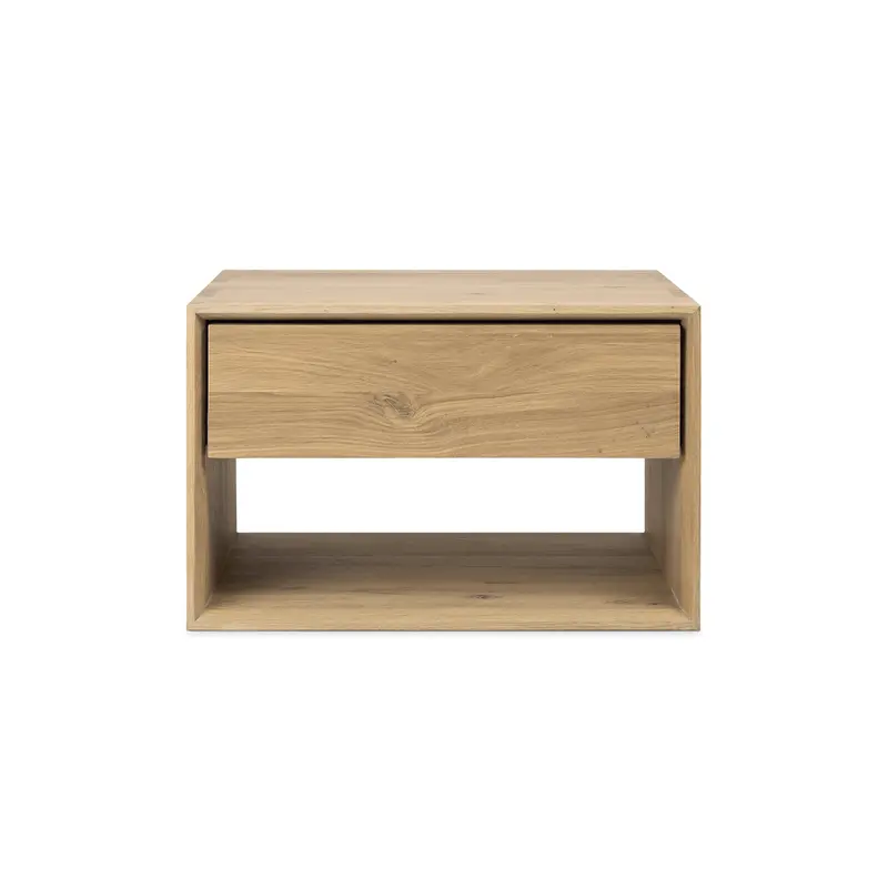 Nordic II Solid Oak Bedside Unit