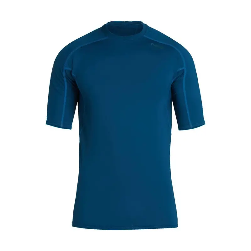 NRS Men’s Rashguard Shirt – UPF 50+ Sun Protection, Short-Sleeve Athletic Fit