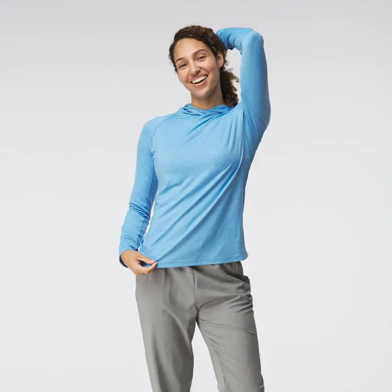 NRS Women’s Silkweight Hoodie – Lightweight Layering Top