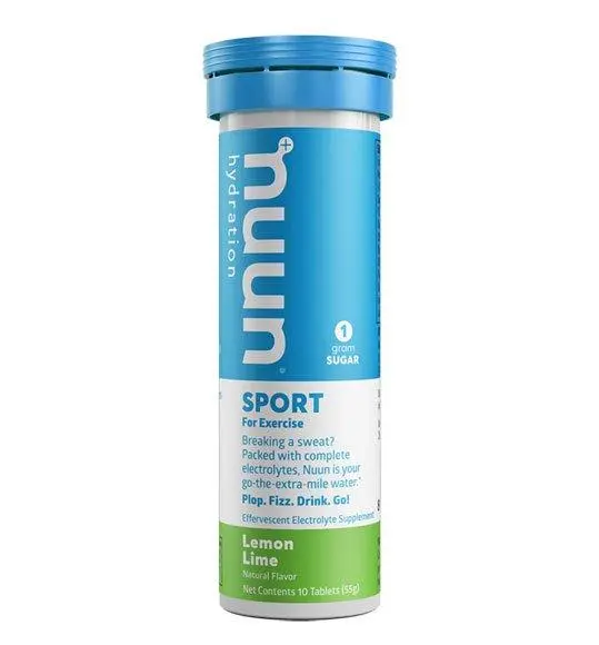 Nuun Lemon Lime Electrolyte Hydration Effervescent Tabs