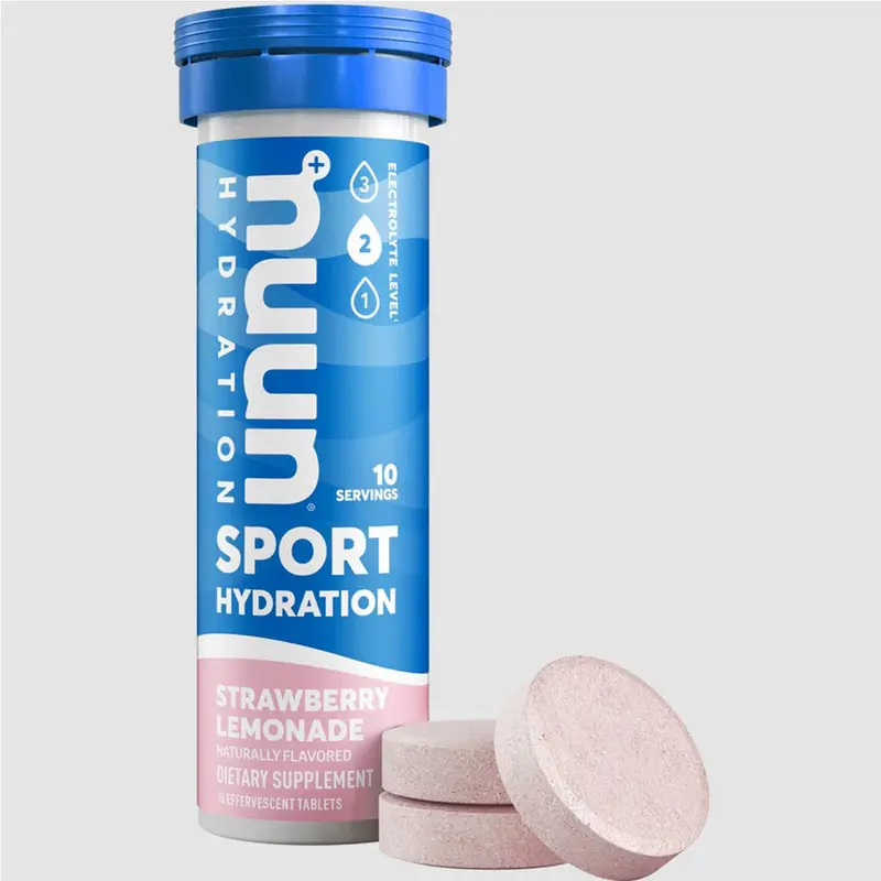 Nuun Sport Electrolyte Tablets – Strawberry Lemonade Flavor