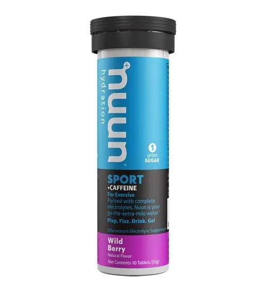 Nuun Wild Berry Caffeinated Hydration Effervescent Tablets