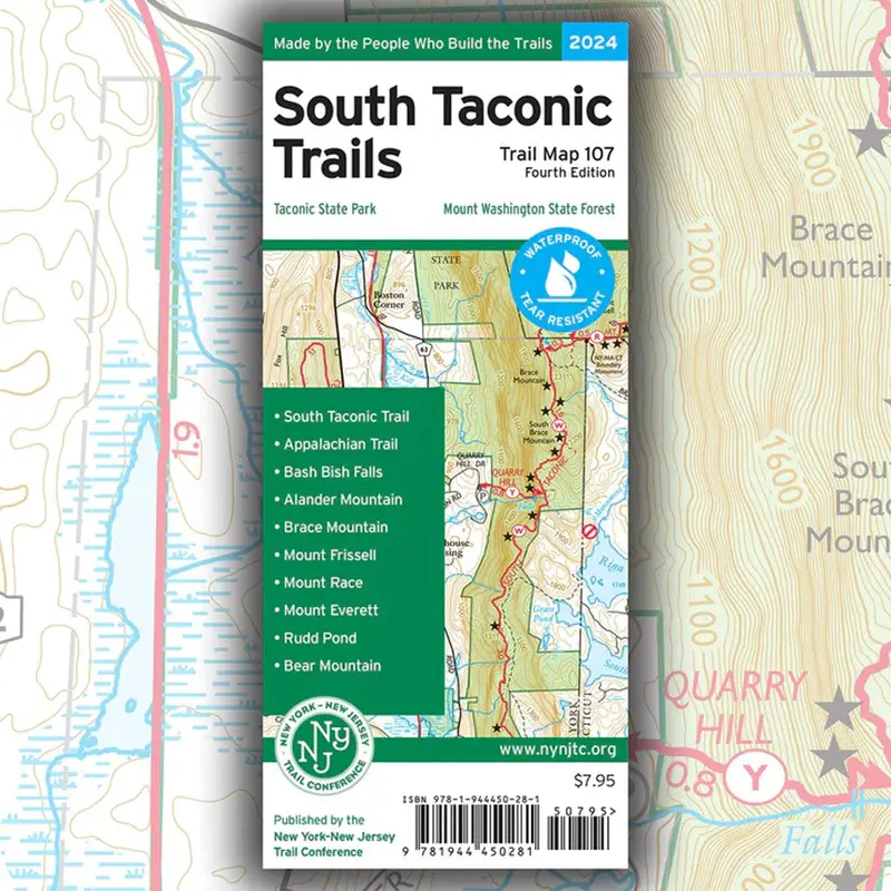 NY/NJ Trail Conference South Taconic Trails Map – Waterproof Hiking Guide