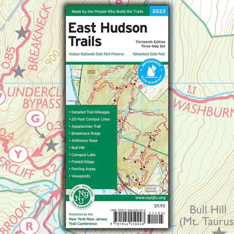 NYNJ Trail Conference East Hudson Trail Map – New Jersey