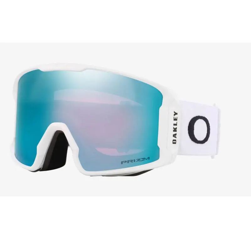 Oakley Line Miner L Ski Goggles – Matte White Frame, Prizm Snow Sapphire Iridium Lens