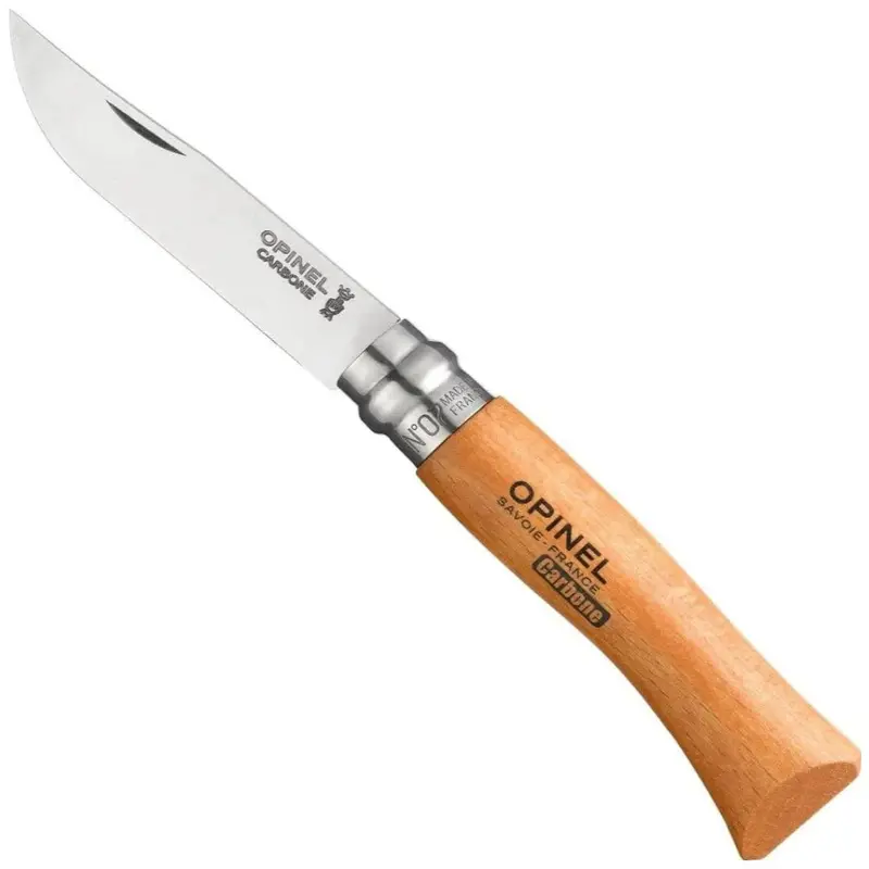 Opinel No. 07 Carbon Steel Folding Knife – Slim, Lightweight Everyday Carry Tool