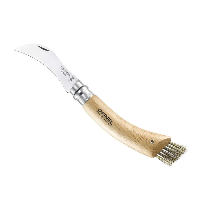 Opinel No. 08 Stainless Steel Mushroom Knife – Rust-Resistant Foraging Tool