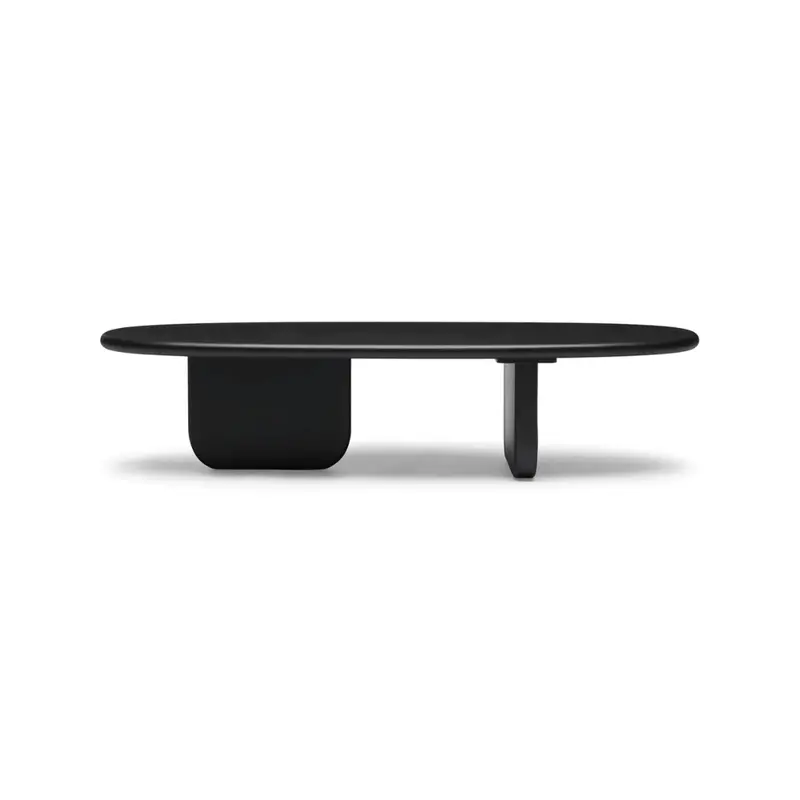Paddle Coffee Table in Matte Black Finish