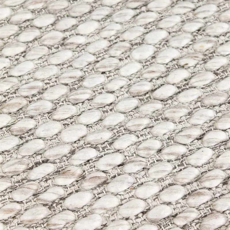 Palmas Wool Area Rug in Beige