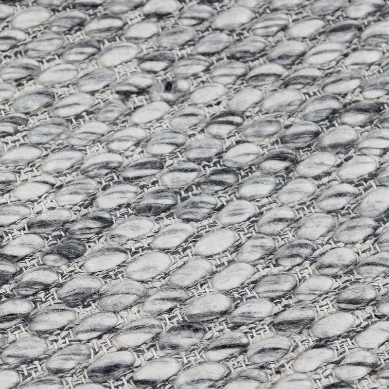 Palmas Wool Area Rug in Smoke