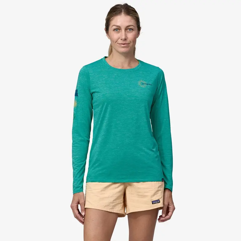 Patagonia Women’s Cap Cool Long Sleeve Graphic Tee – Waters Design