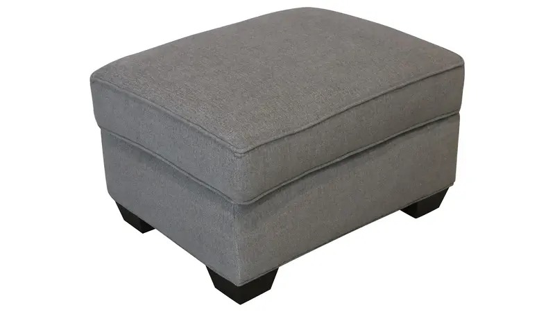Paulette Designer-Style Upholstered Ottoman Footstool – Stylish Support & Storage