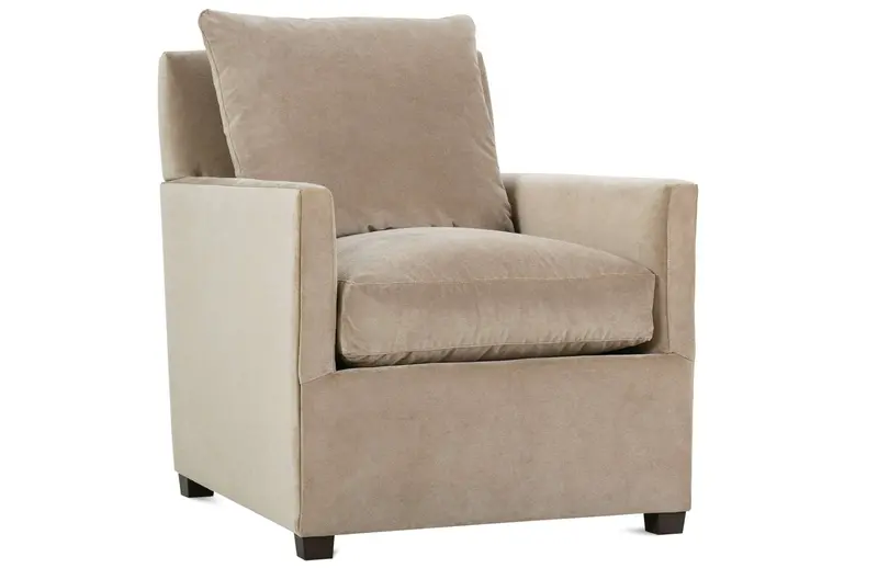 Paulette Upholstered Fabric Club Chair – Classic Profile, Contemporary Fabric