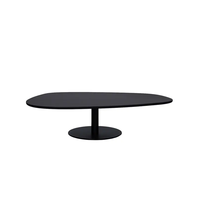 Pebble Black Low Coffee Table