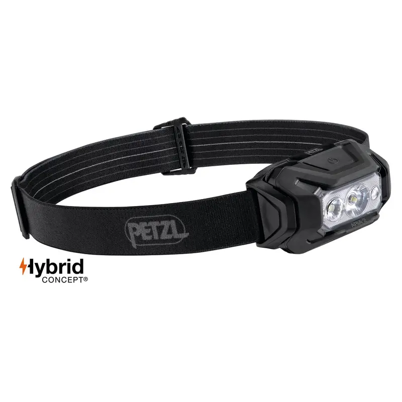 Petzl Aria 2 RGB Headlamp – 350-Lumen Rechargeable with Multi-Color Modes