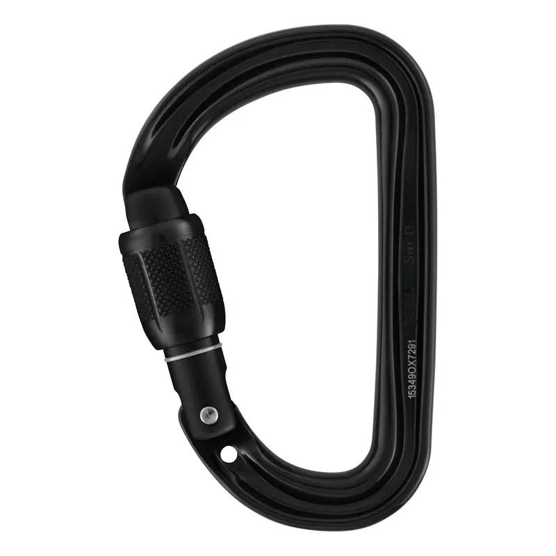 Petzl Sm’D Asymmetrical Carabiner – Ultra-Light Climbing Clip
