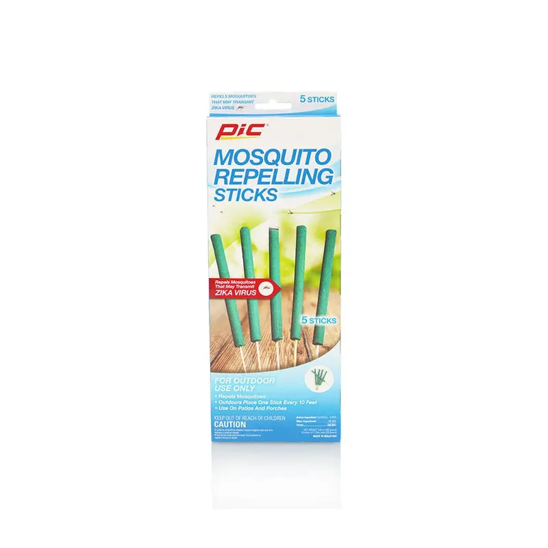 PIC Mosquito Repellent Sticks – 5-Pack Smoke-Based Outdoor Protection