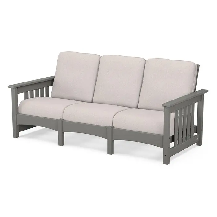 Polywood Mission-Style 3-Seater Sofa – Eco-Friendly HDPE