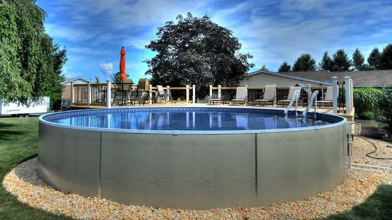 Radiant Round Above-Ground Swimming Pool
